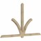 Ekena Millwork Redmond Rough Sawn Timber Gable Bracket, Douglas Fir, 108"W x 63"H x 4"D x 4"F, 14/12 Pitch GBW108X63X0404RED00RDF - alternate 5